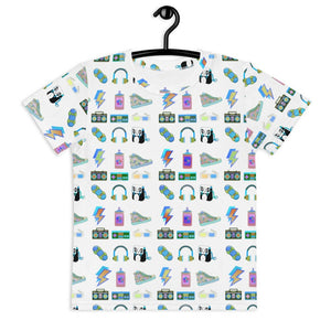 Favorite Things tee in white crew neck t-shirt
