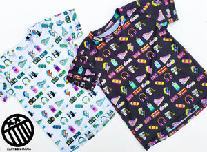 Favorite Things tee in Black crew neck t-shirt